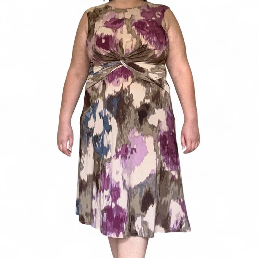 Elegant Multicolor Sleeveless Dress